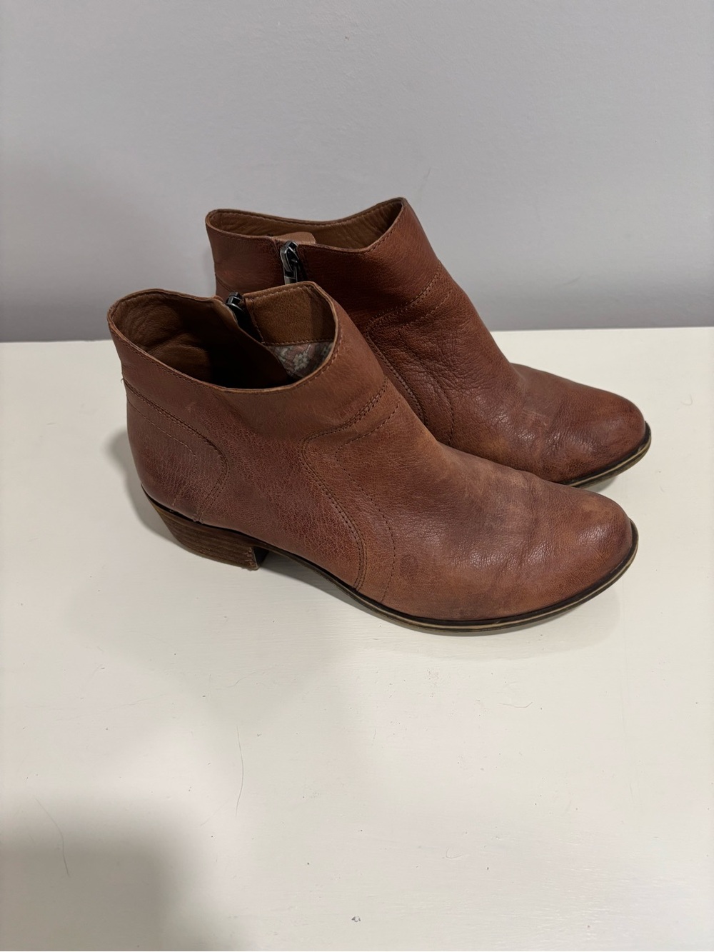 Lucky Brand Leather Ankle Bootie